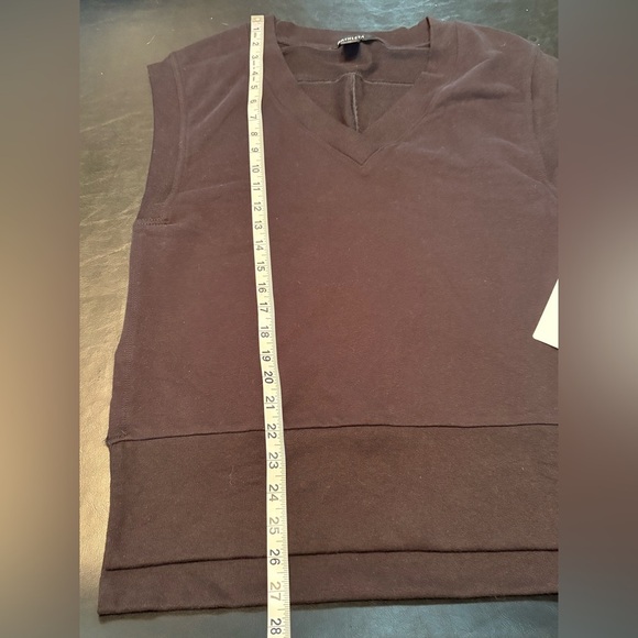 Athleta Black Sleeveless V-Neck Sweatshirt US XS oversized. NWT - Picture 14 of 14
